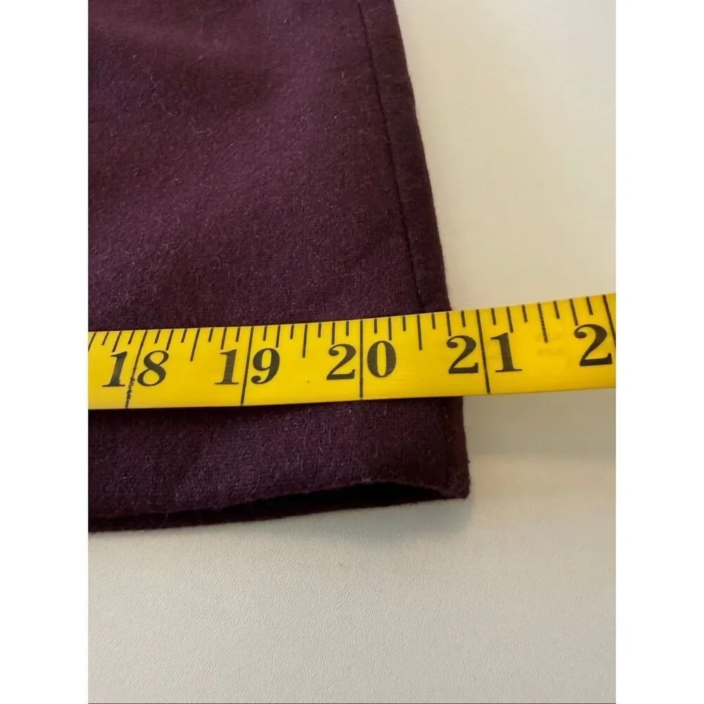 Madewell Fireside Mini Skirt in Burgundy Size 4 Preppy, Retro, Dark Academia